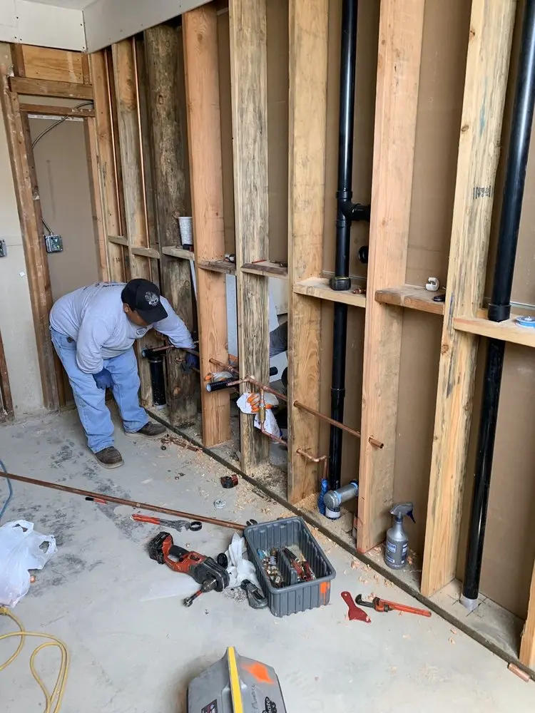 Commercial rough-in plumbing for Trenchless Sewer Repair in Pharr